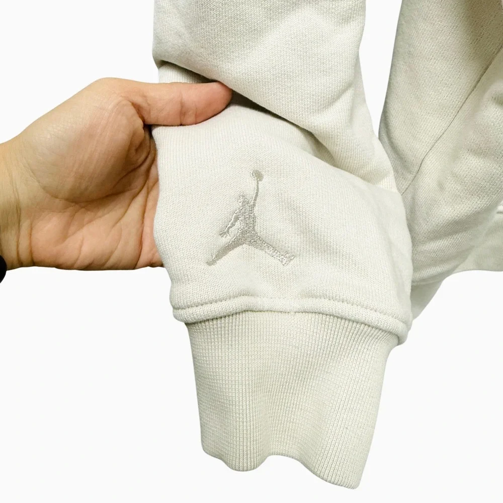 Jordan x A Ma Maniére Fleece Hoodie Sail Sand FQ8956-104 Mens L